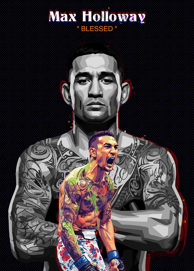 Max Holloway Portrait