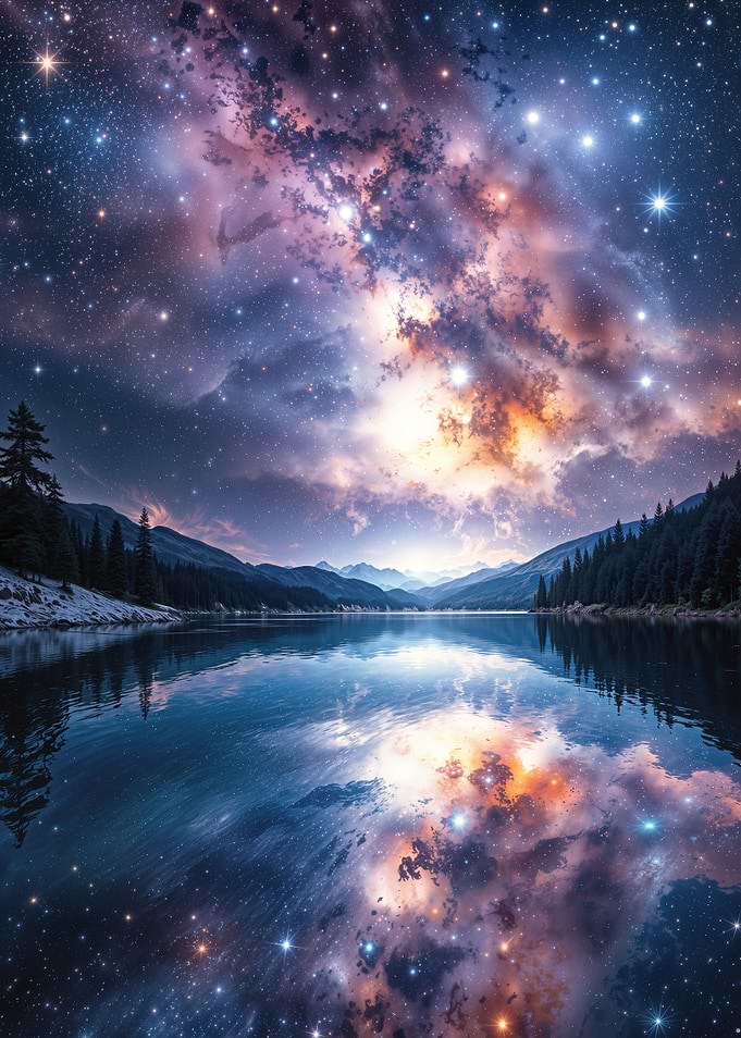 Cosmic Reflections on Lake