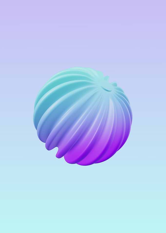Abstract Swirl Sphere