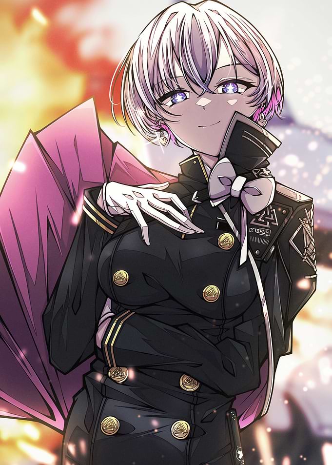 Anime Girl in Military Uniform