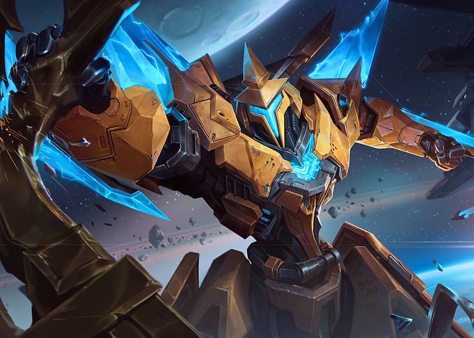 Futuristic Robot in Space
