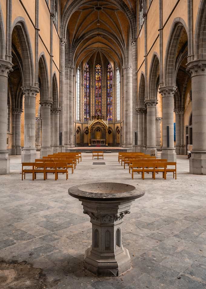 Interior of an abandoned church