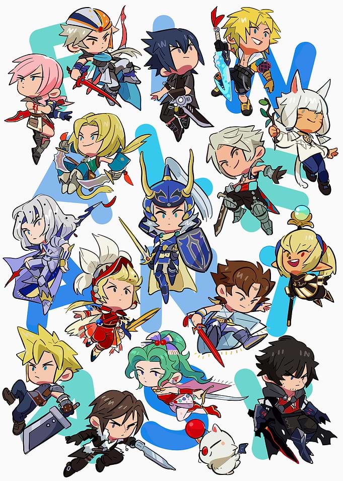 Final Fantasy Chibi Characters