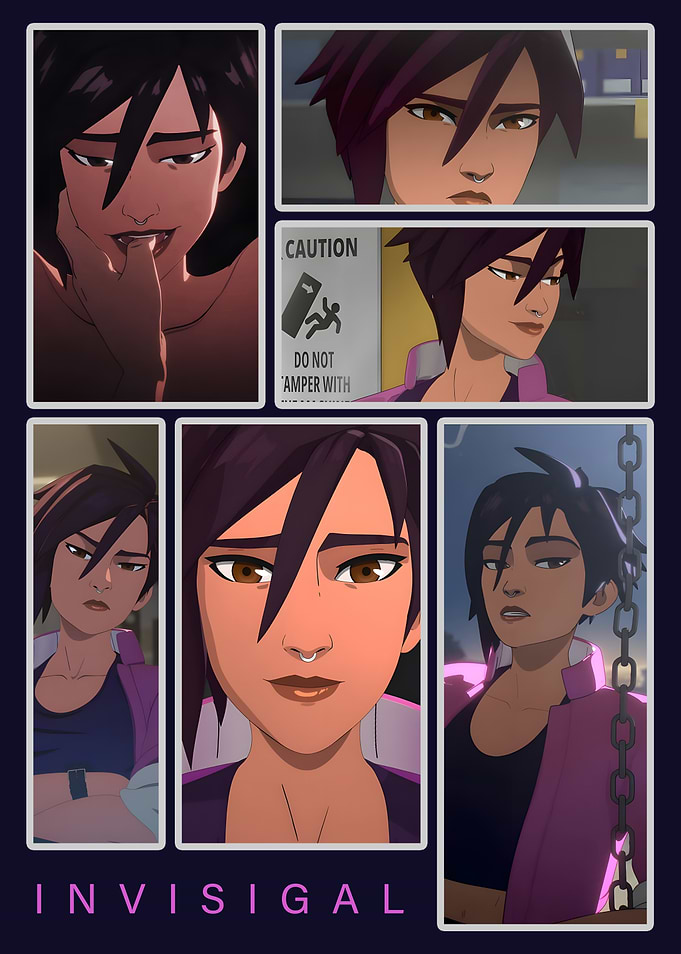 Dispatch Invisigal Character Collage