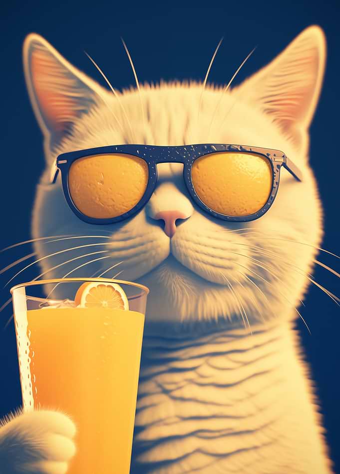 Juiced-up Kitty