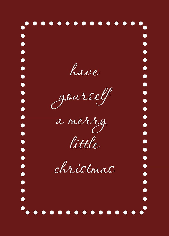 Merry Little Christmas Card