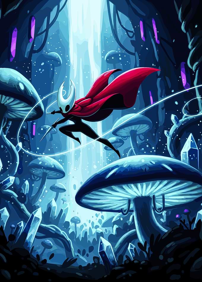 Hollow Knight: Hornet in Crystal Peak