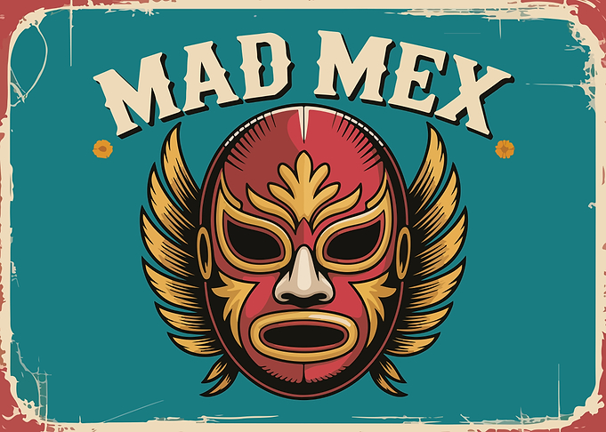 Mad Mex Lucha Libre Mask Poster
