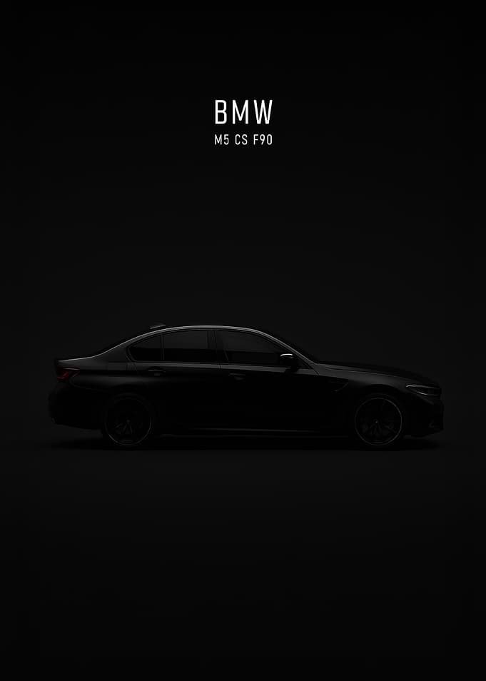 BMW M5 CS F90 Silhouette