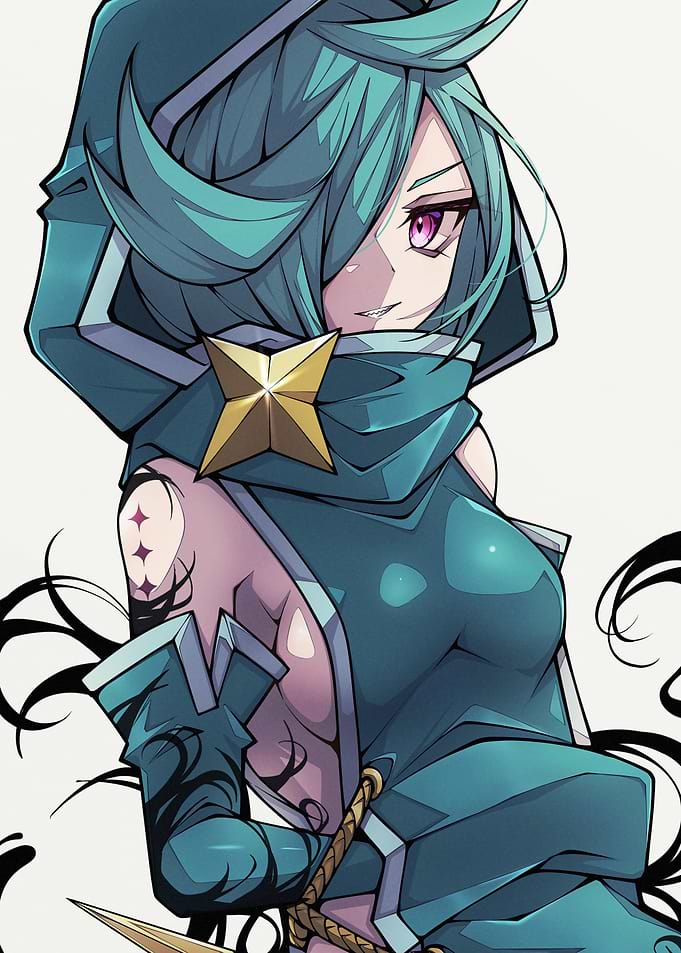 Hooded Woman with Star