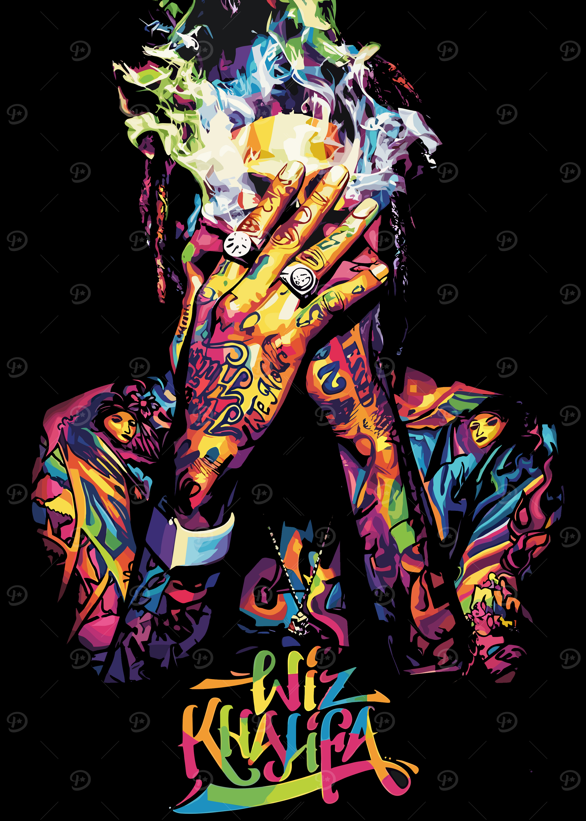 Wiz khalifa Posters Online - Shop Unique Metal Prints, Pictures