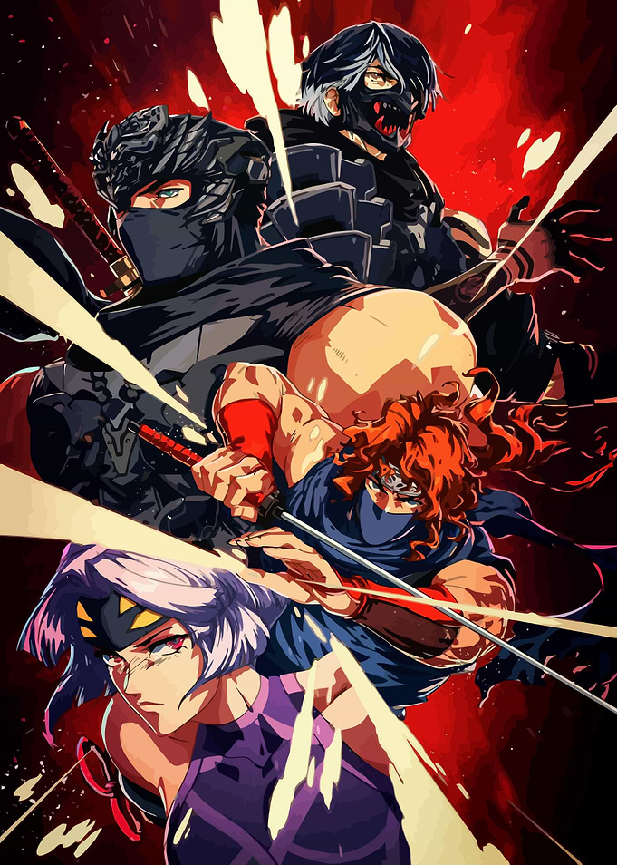 Team Ninja with Swords