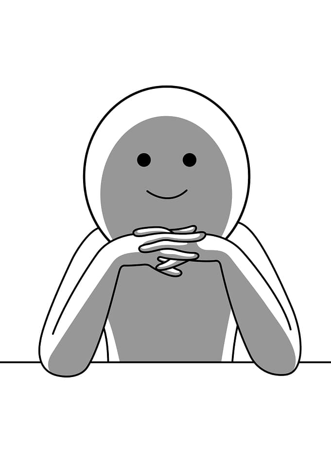 Looking Blank Meme Poster – Minimalist Funny Wall Art