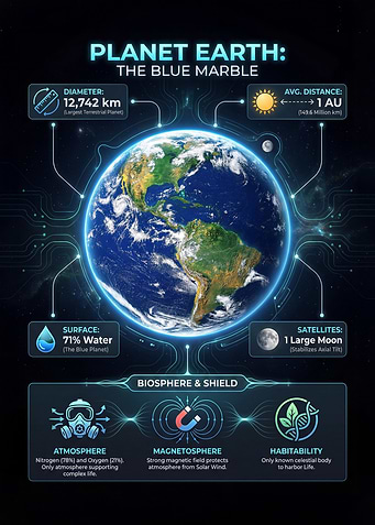 Planet Earth: The Blue Marble