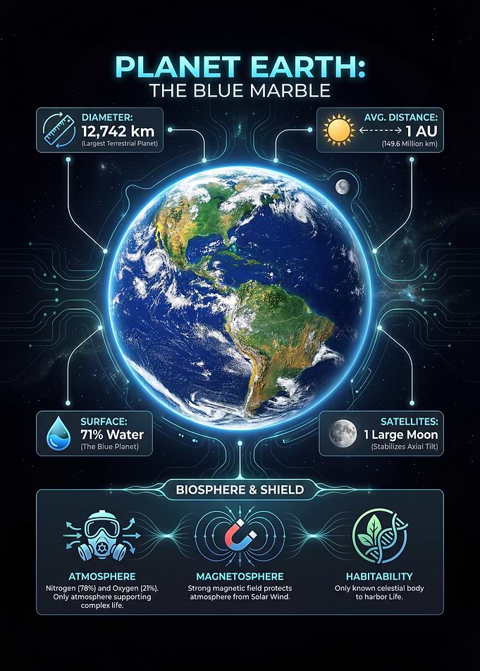Planet Earth: The Blue Marble