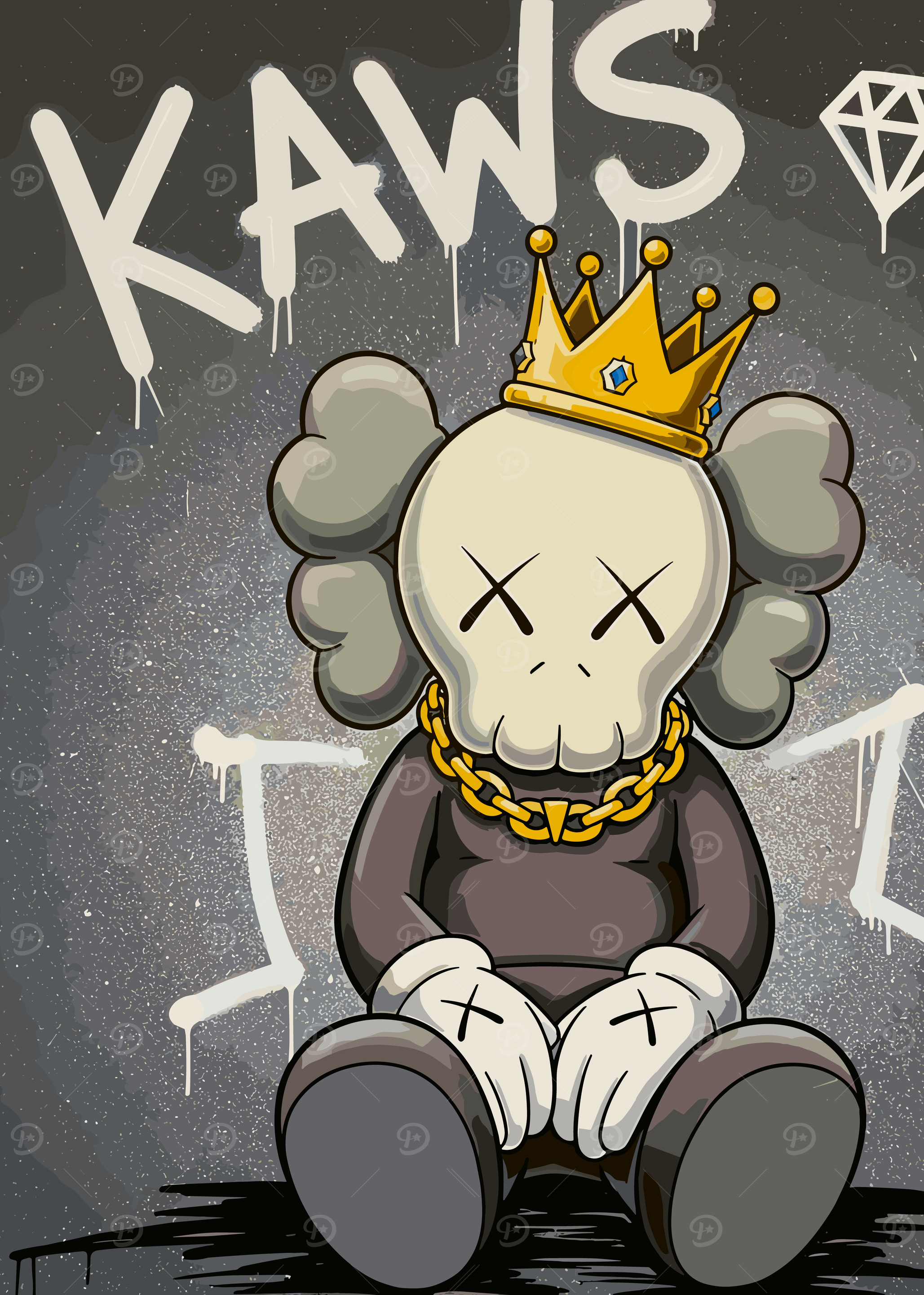 Kaws Posters Online - Shop Unique Metal Prints, Pictures