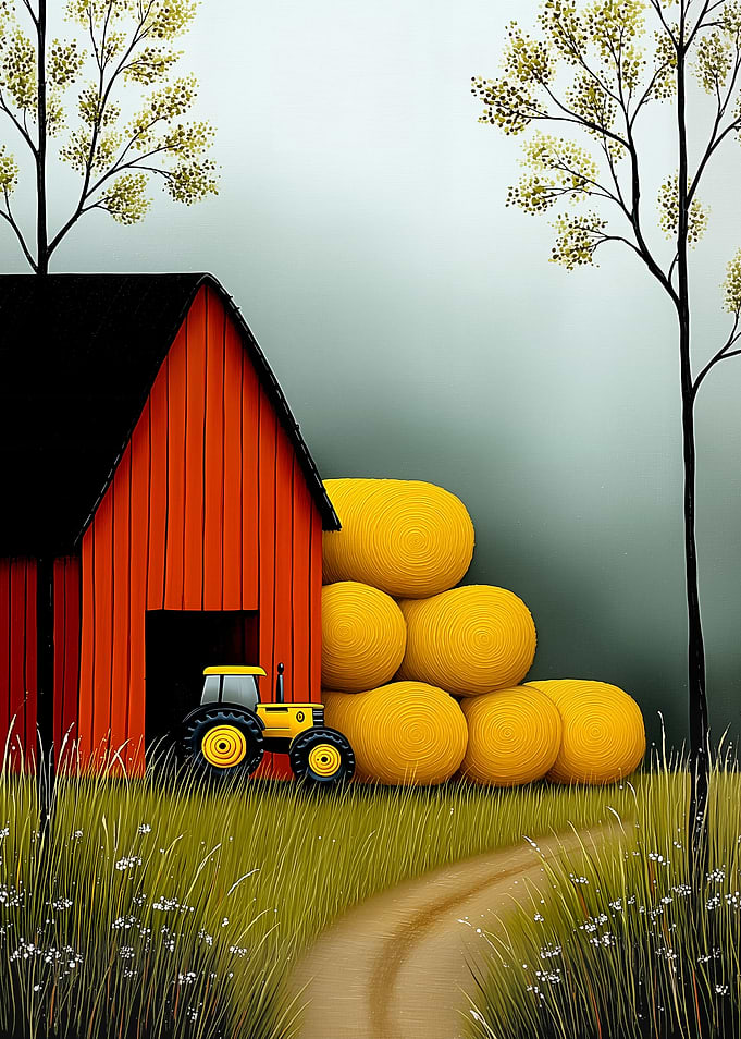 Rustic Morning Barn