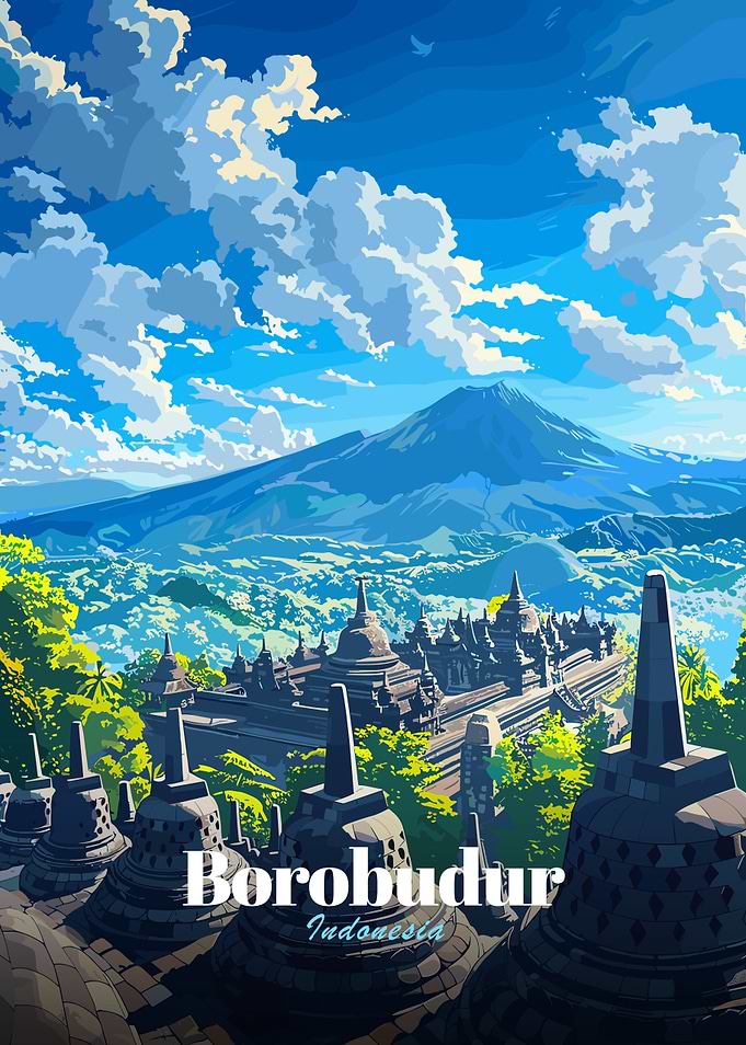 Borobudur Temple, Indonesia