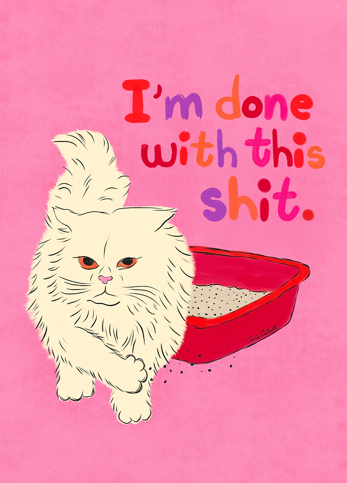 Mean Cat is done with this
