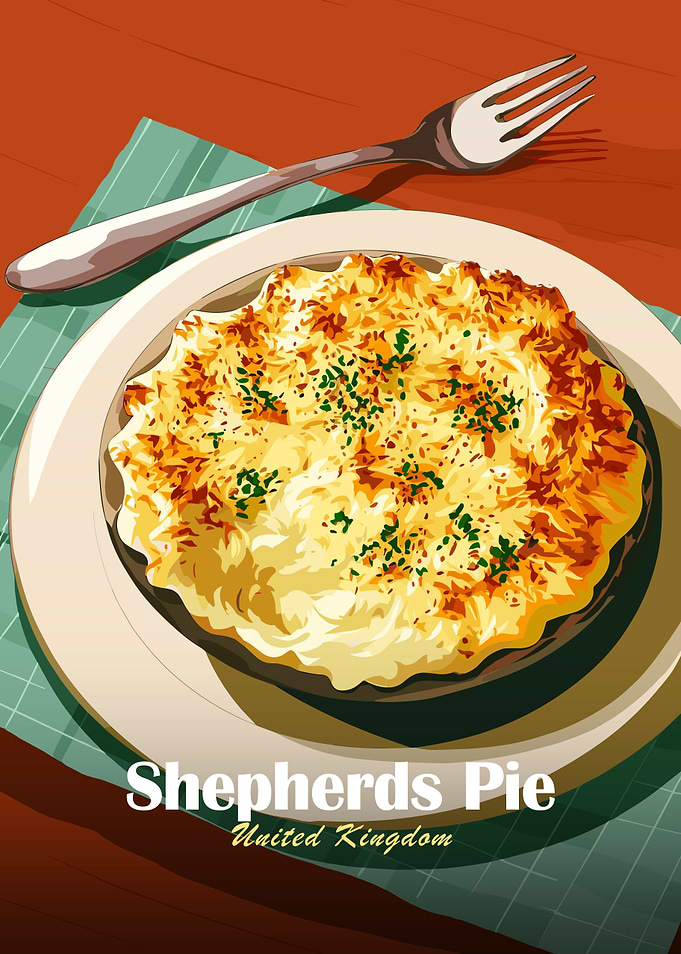 Shepherd's Pie Illustration