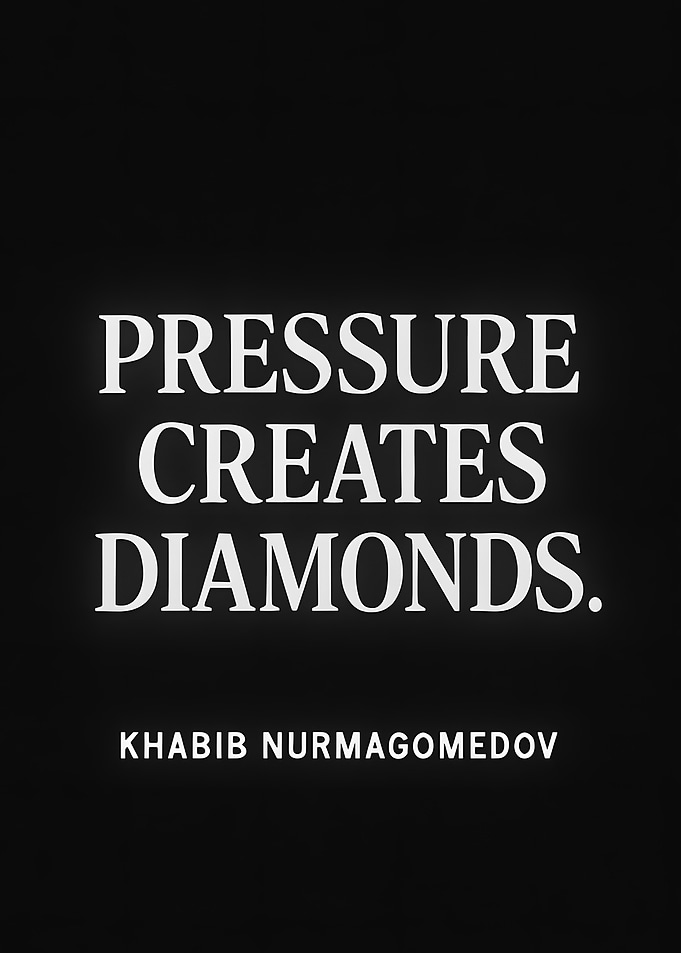 Pressure Creates Diamonds - Khabib Nurmagomedov