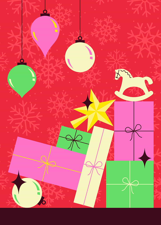 Retro Christmas Gifts and Ornaments