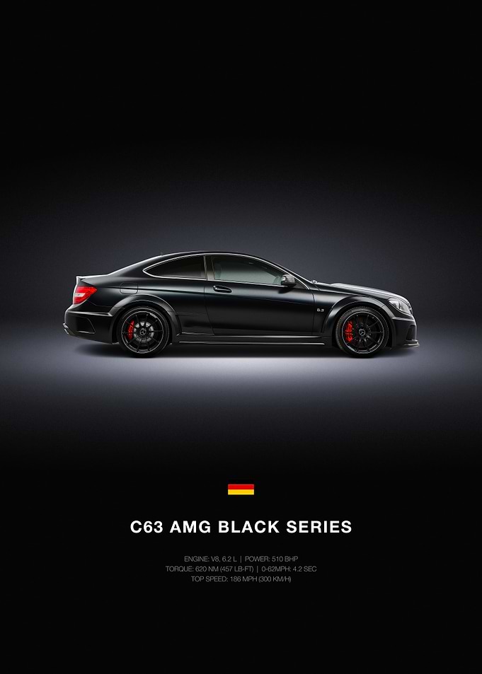 Mercedes C63 AMG Black Series Car
