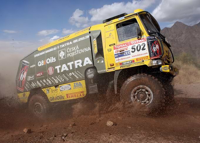 Tatra Race Truck in Action