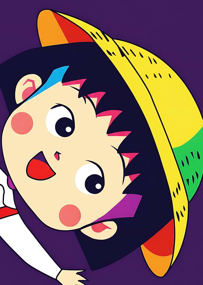 Chibi Maruko-chan Cartoon Portrait
