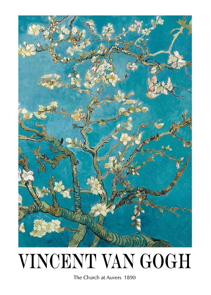 Vincent Van Gogh Almond Blossom Painting