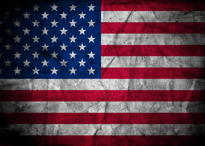 Distressed American Flag
