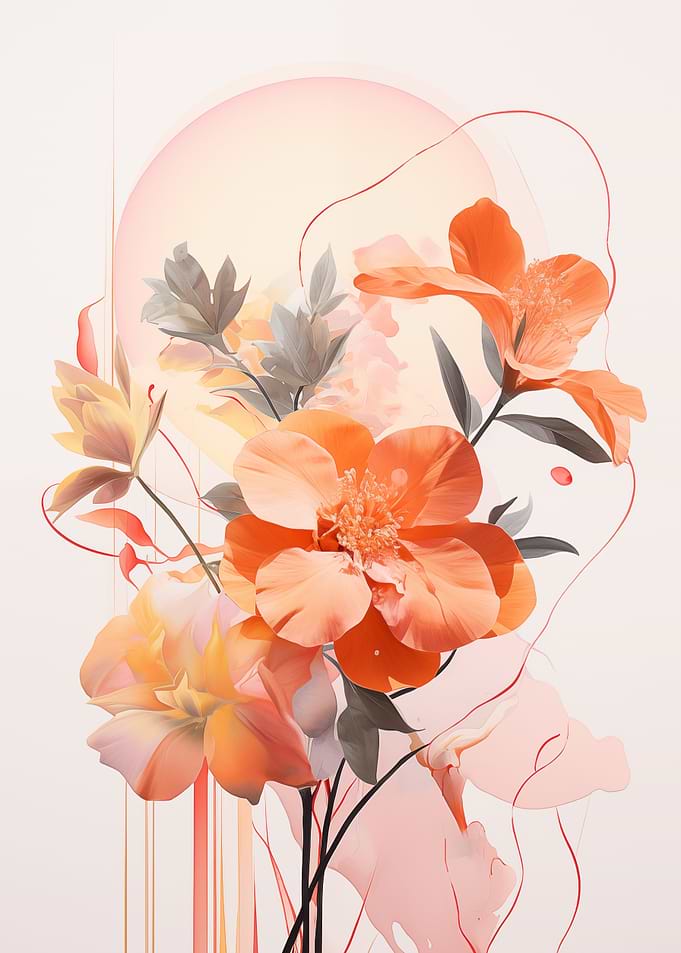 Orange Floral Arrangement