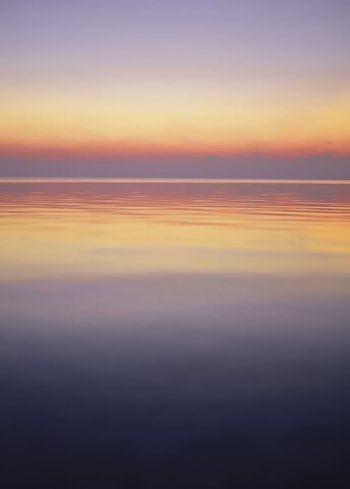 Calm Water at Sunset