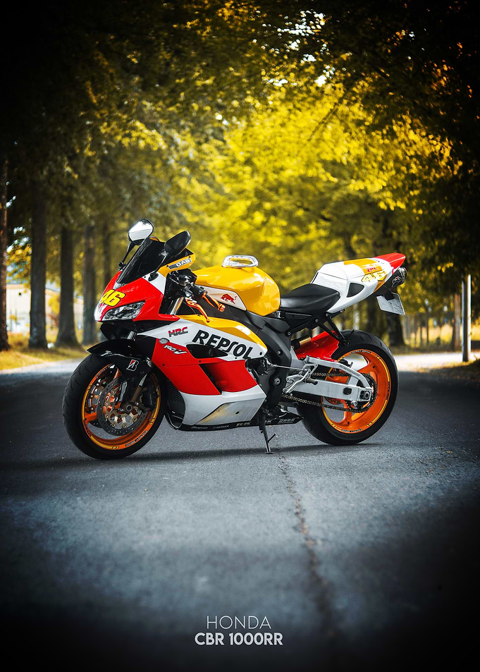 Honda CBR 1000RR Repsol Poster