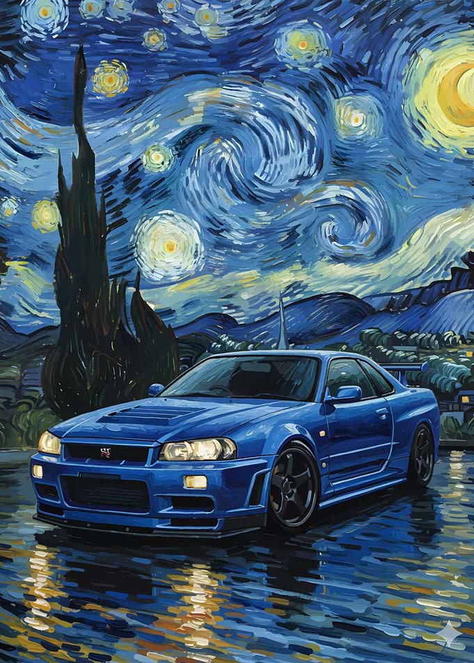 Nissan Skyline R34 Starry Night