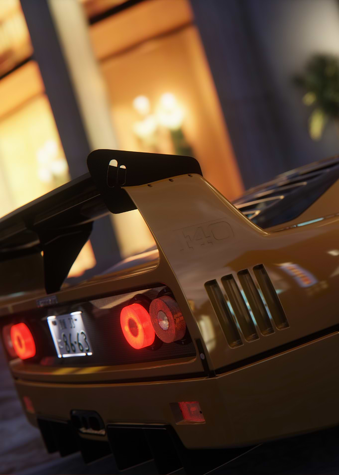 Ferrari F40 Rear