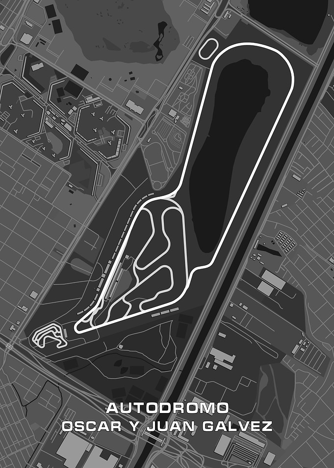 Autódromo Oscar y Juan Gálvez Map