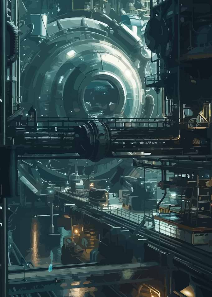 Industrial Sci-Fi Interior
