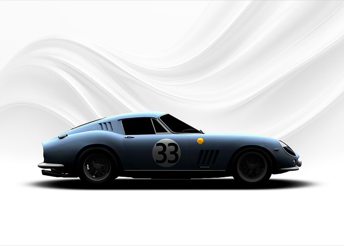 275 GTB C 33 blue metallic