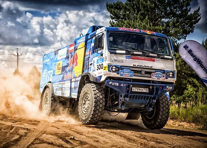 Kamaz Rally Truck in Action