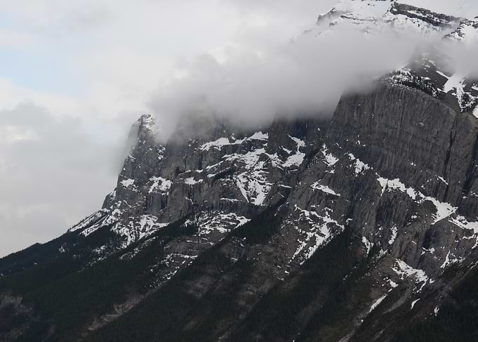 Cloud Covered Mountain