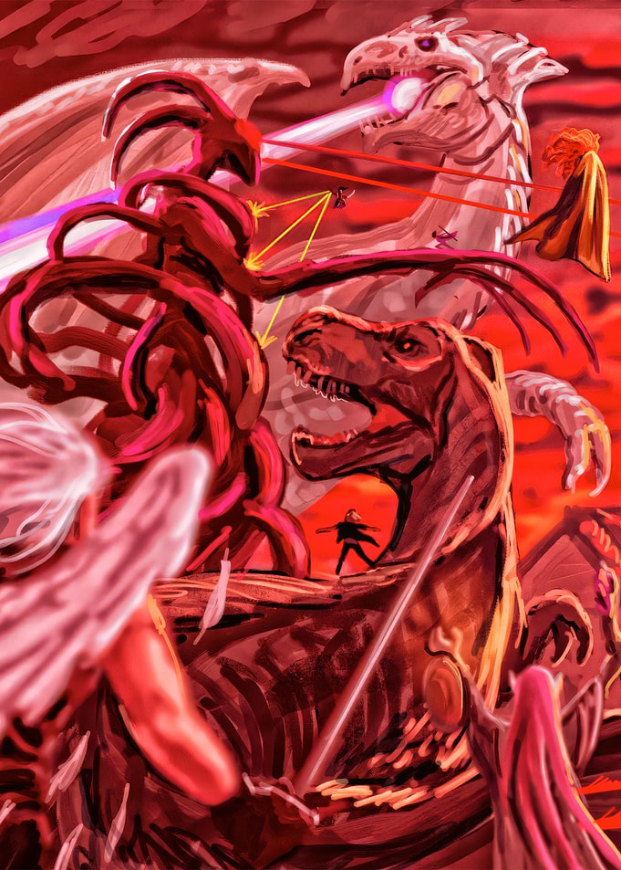 Epic Fantasy Battle Scene