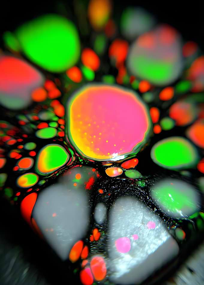 Abstract Colorful Bubbles