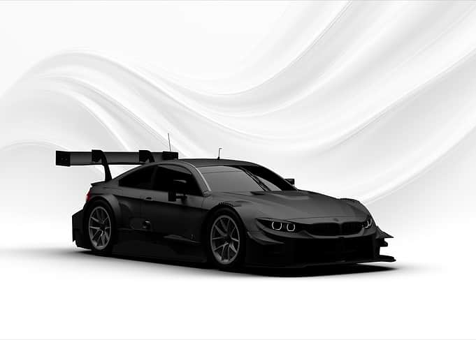 M4 DTM 2015 Race Car - Black - front