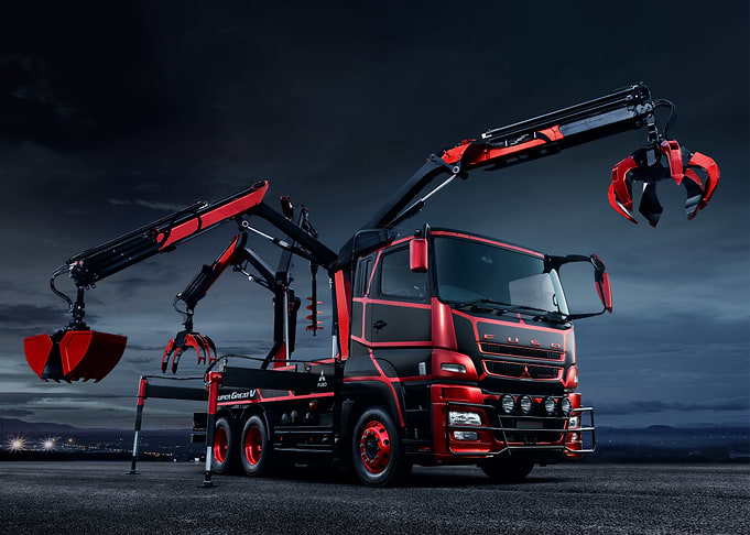 Mitsubishi Fuso Super Great V Crane Truck