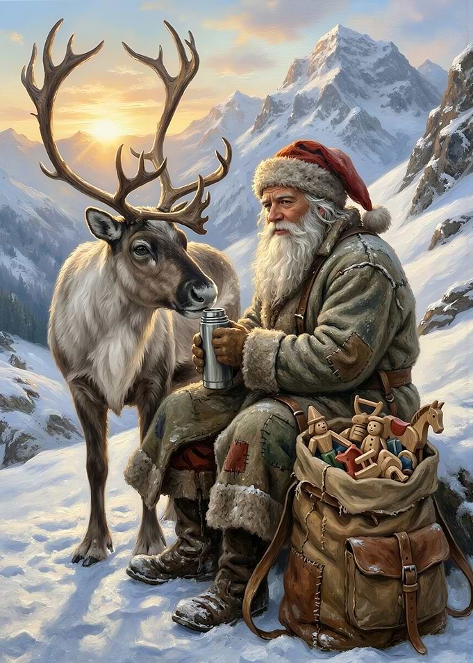 Santa and Reindeer Mountain Rest