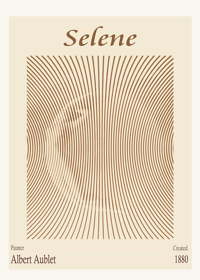Selene Abstract Art Print
