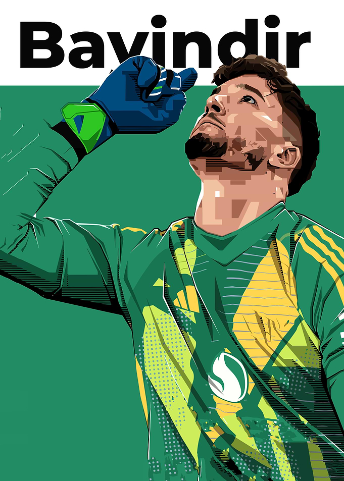 Altay Bayindir Football Player Illustration
