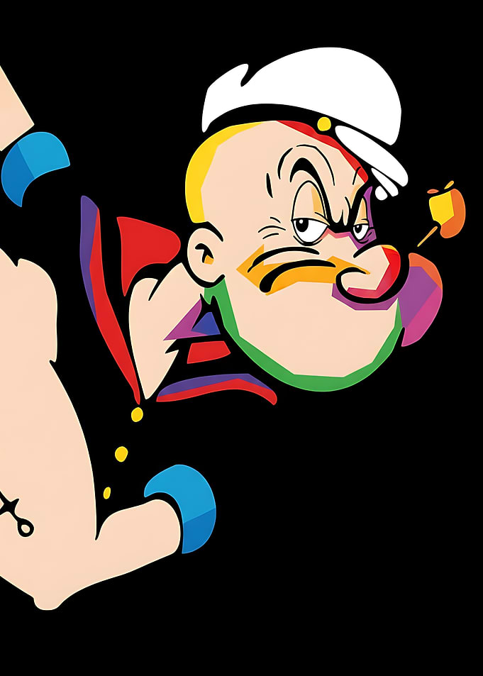 Pop Art Popeye the Sailor Man