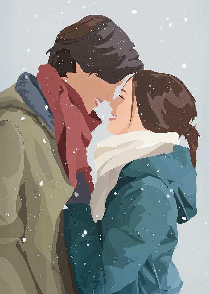 Love in the Falling Snow